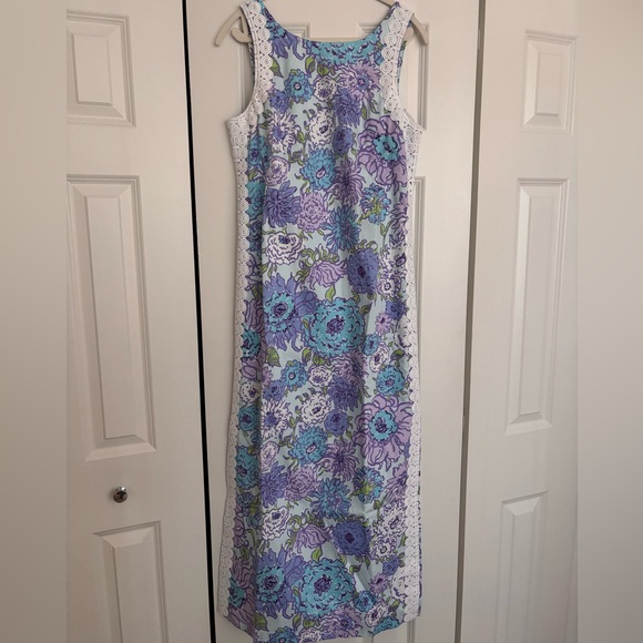 New Lilly Pulitzer Floral Maxi Dress - Picture 2 of 5